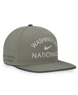 Men's Olive Washington Nationals Pro Dri-FIT snapback Hat