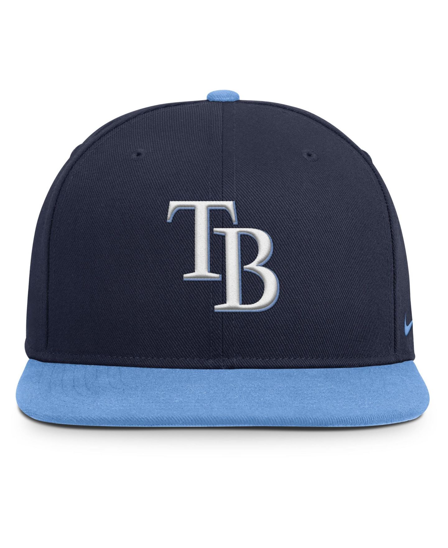 Мужская кепка Nike Navy/Light Blue Tampa Bay Rays Primetime Pro Dri-FIT snapback Hat — фото 2