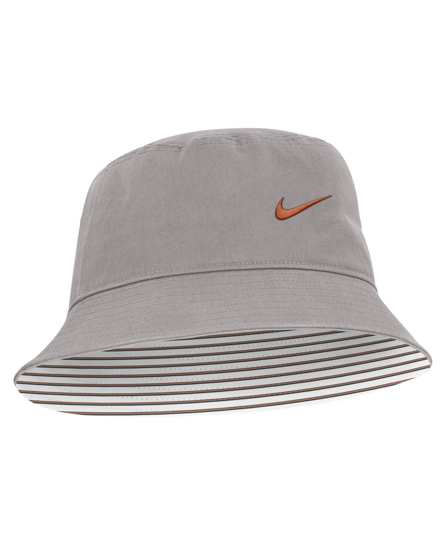 Панама Nike Gray Texas Longhorns Primetime Apex Bucket Hat — фото 2