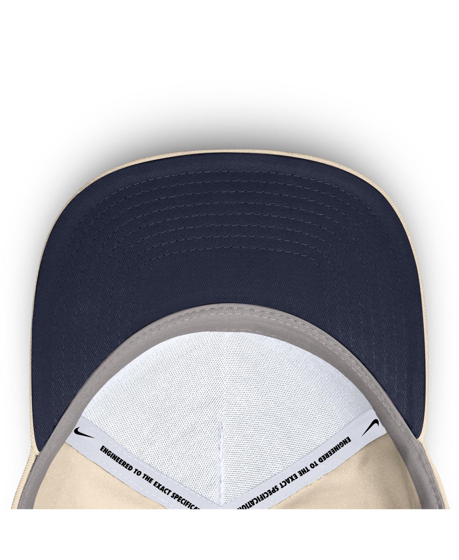Men's and Women's Natural West Virginia Mountaineers Legacy Vintage Rope Rise Adjustable Hat
