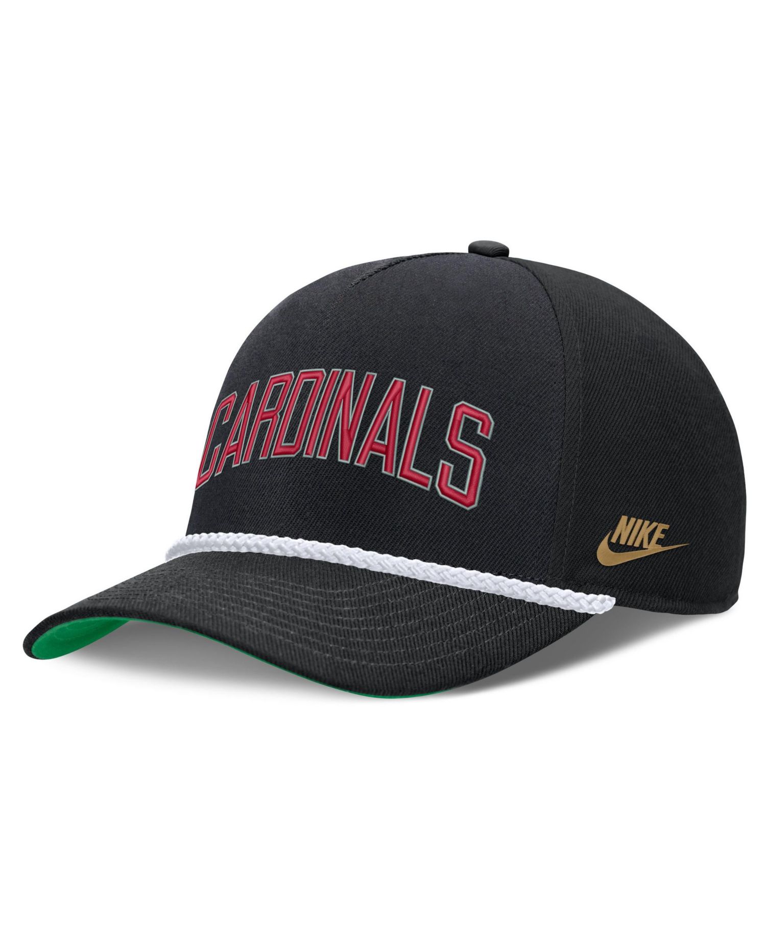 Men's Black St. Louis Cardinals Cooperstown Collection Rise Adjustable Hat