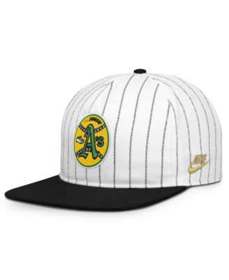 Men's White/Black Oakland Athletics Cooperstown Collection Pro Adjustable Hat