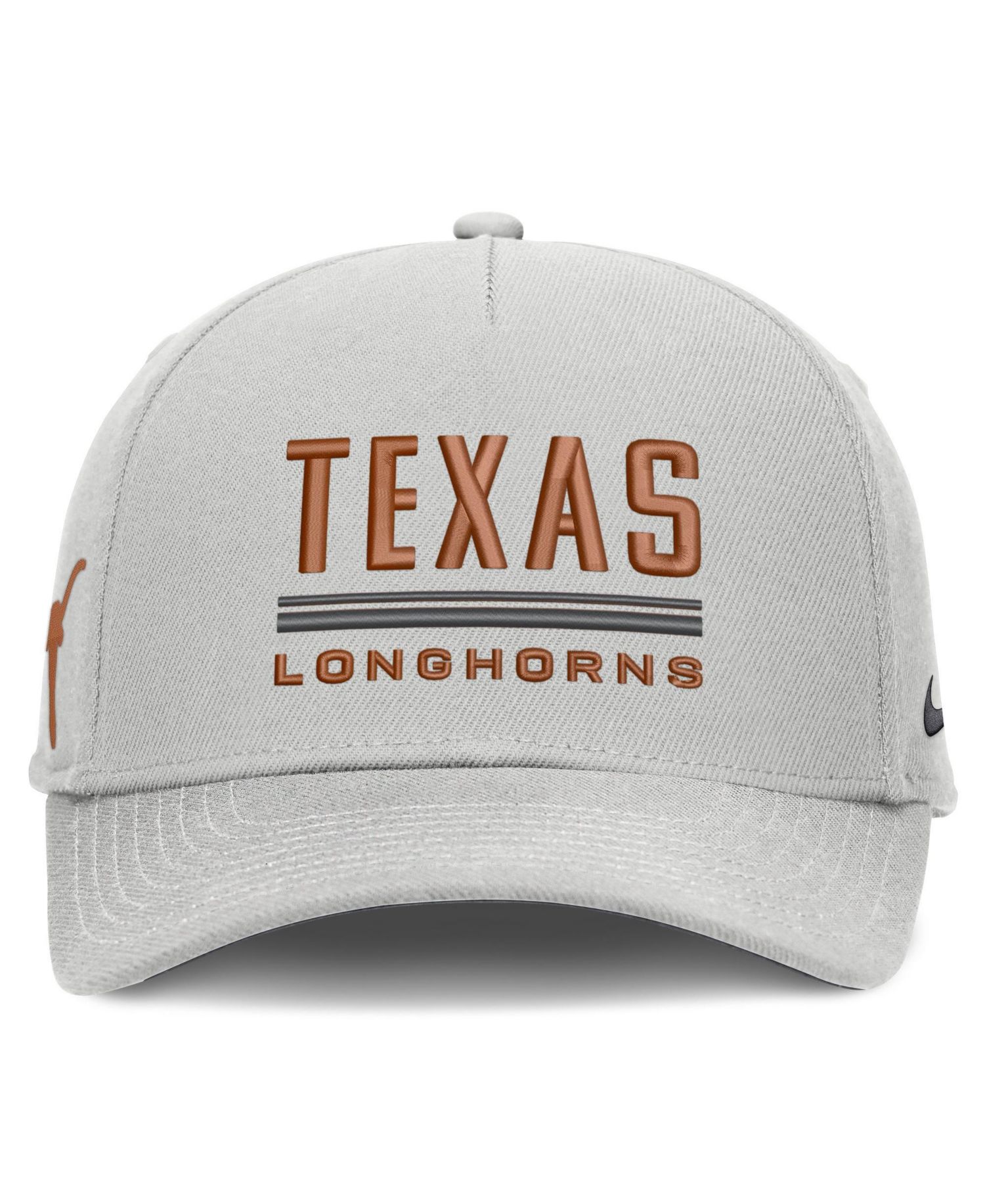 Men's Gray Texas Longhorns 2026 Sideline Dri-FIT Rise Adjustable Hat