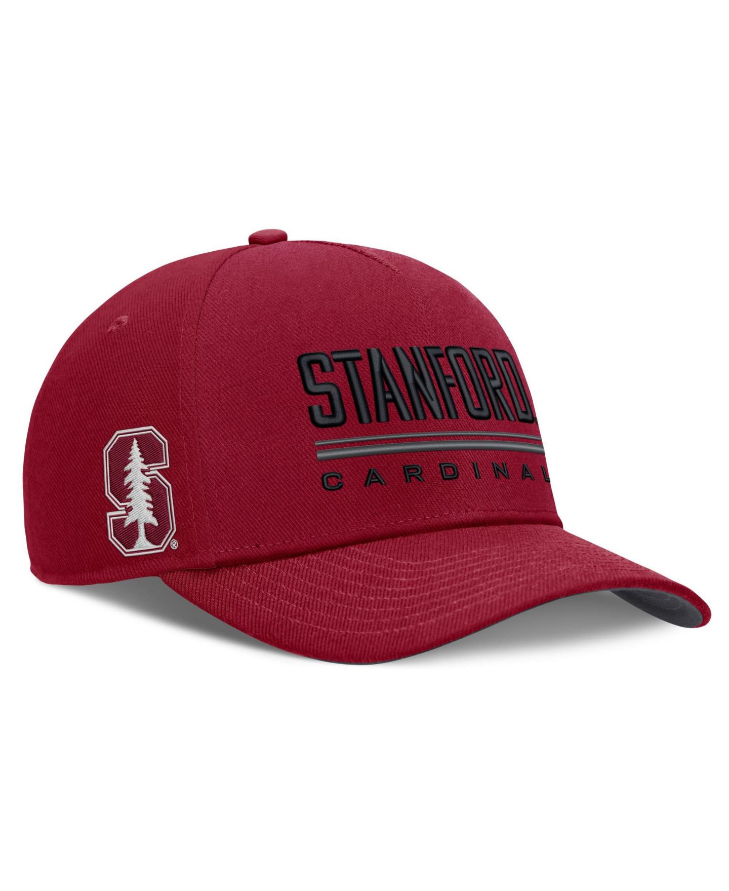 Мужская кепка Nike Cardinal Stanford Cardinal 2026 Sideline Dri-FIT Rise Adjustable Hat — фото 3