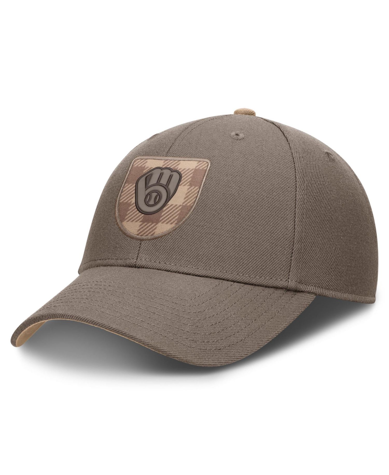 Men's Brown Milwaukee Brewers Statement Rise Adjustable Hat