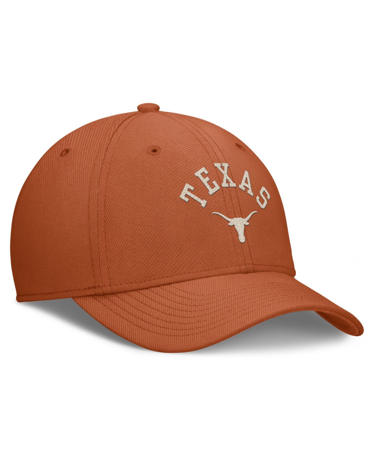 Мужская кепка Nike Texas Orange Texas Longhorns Campus Prep Chained Arched Swooshflex Flex Hat — фото 3