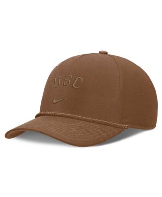 Men's and Women's Brown USC Trojans Campus Prep Tonal Rope Rise 5-Panel Adjustable Hat