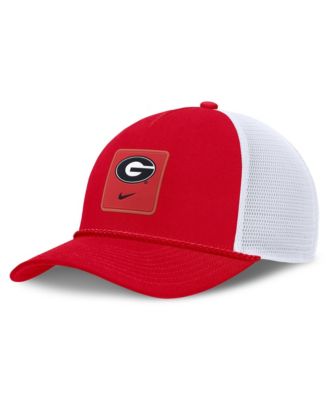 Men's and Women's Red Georgia Bulldogs 2026 On-Field Gameday Rope Trucker Adjustable Hat