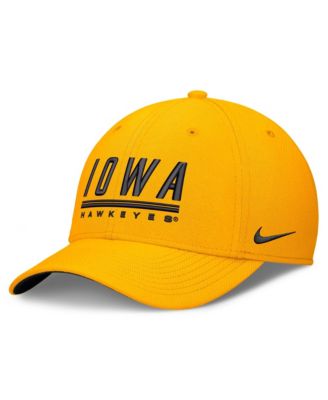 Men's Gold Iowa Hawkeyes Game Day Rise Swooshflex Hat