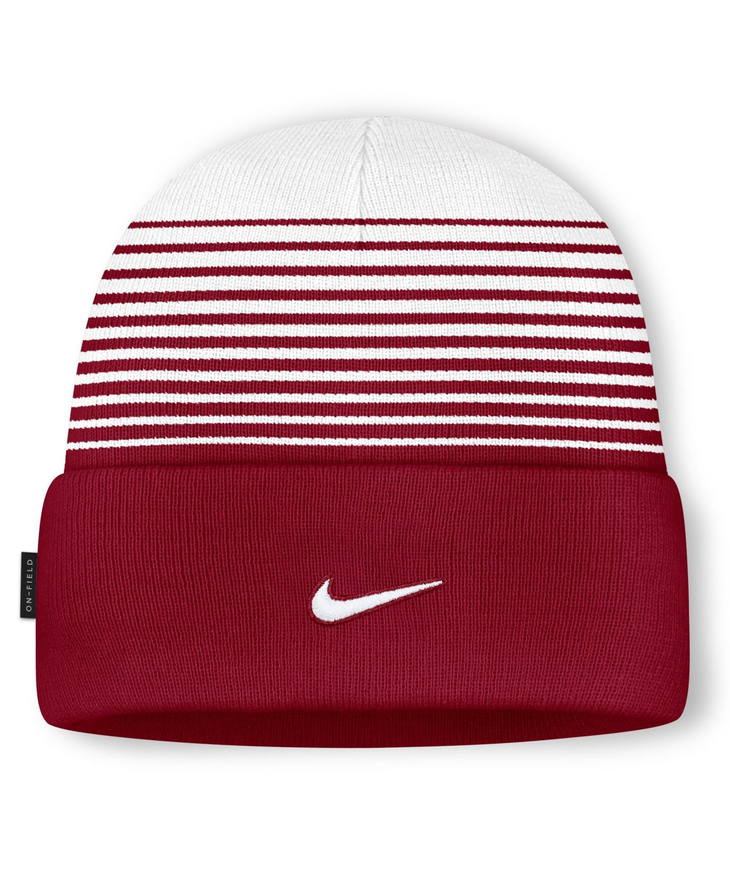 Шапка Nike Crimson/White Alabama Crimson Tide On-Field Utility Knit Hat — фото 2