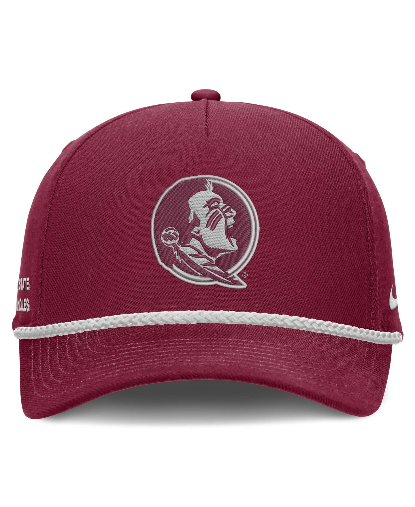 Кепка Nike Garnet Florida State Seminoles Rope Rise Adjustable Hat — фото 2