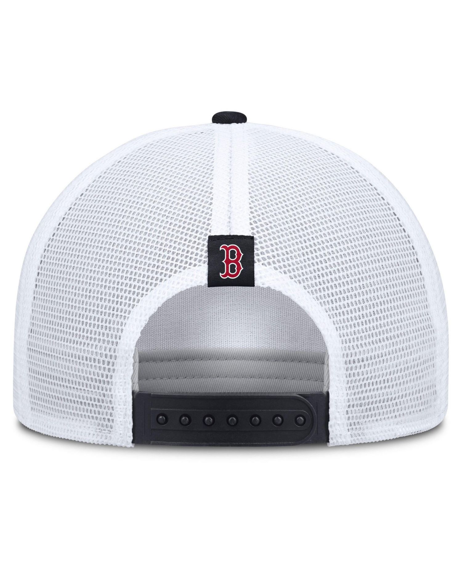 Men's Khaki/Navy Boston Red Sox Rise A-Frame Trucker Adjustable Hat