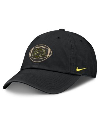 Men's and Women's Black Oregon Ducks Campus Prep Football Club Adjustable Hat