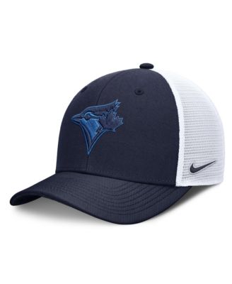 Men's Navy/White Toronto Blue Jays Tonal Rise Trucker Dri-FIT Adjustable Hat