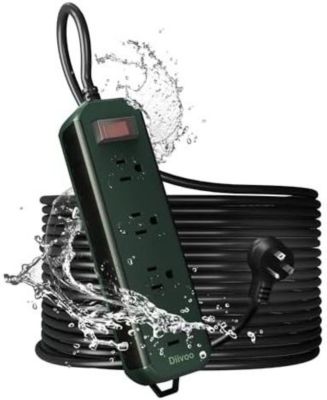 Power Strip with USB Charging with 50 Feet, 4 Outlets, 1250W for Home, Office and Travel