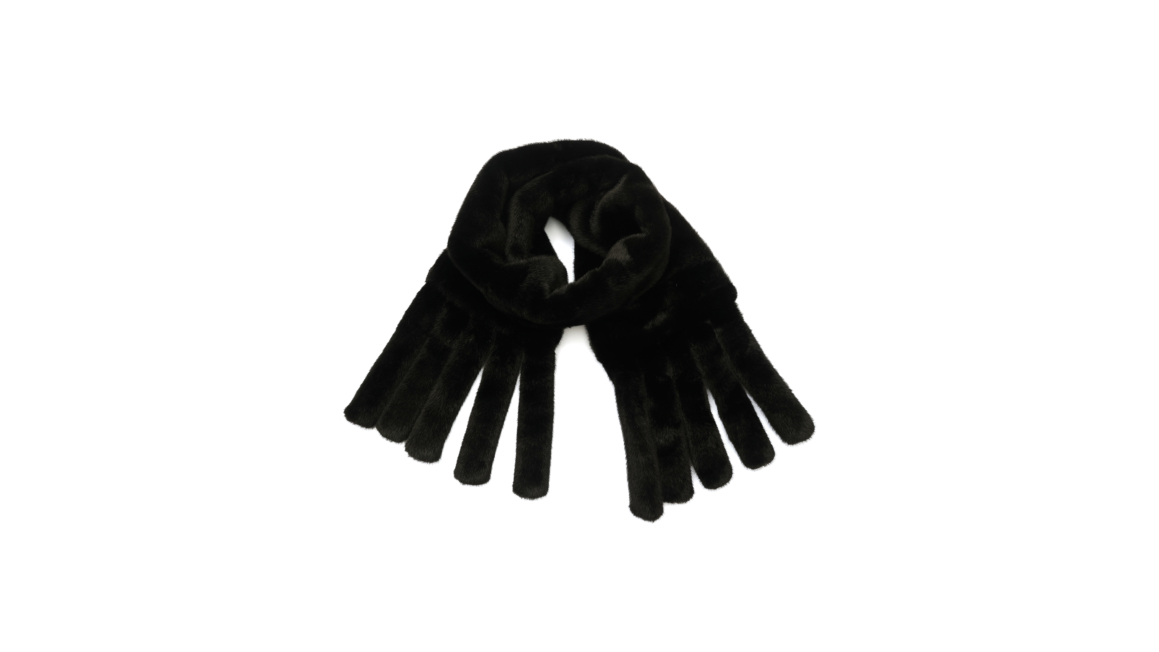 Kurt Geiger Solid Mink Glam Scarf