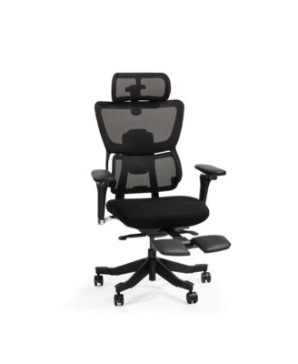 C7 Max Series Premium Ergonomic Foam Seat Office Chair with Retractable Footrest