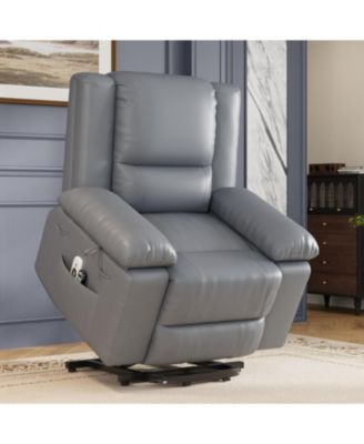 Heat and Massage Electric Power Lift Recliner Sofa Chair for Seniors, Living Room
