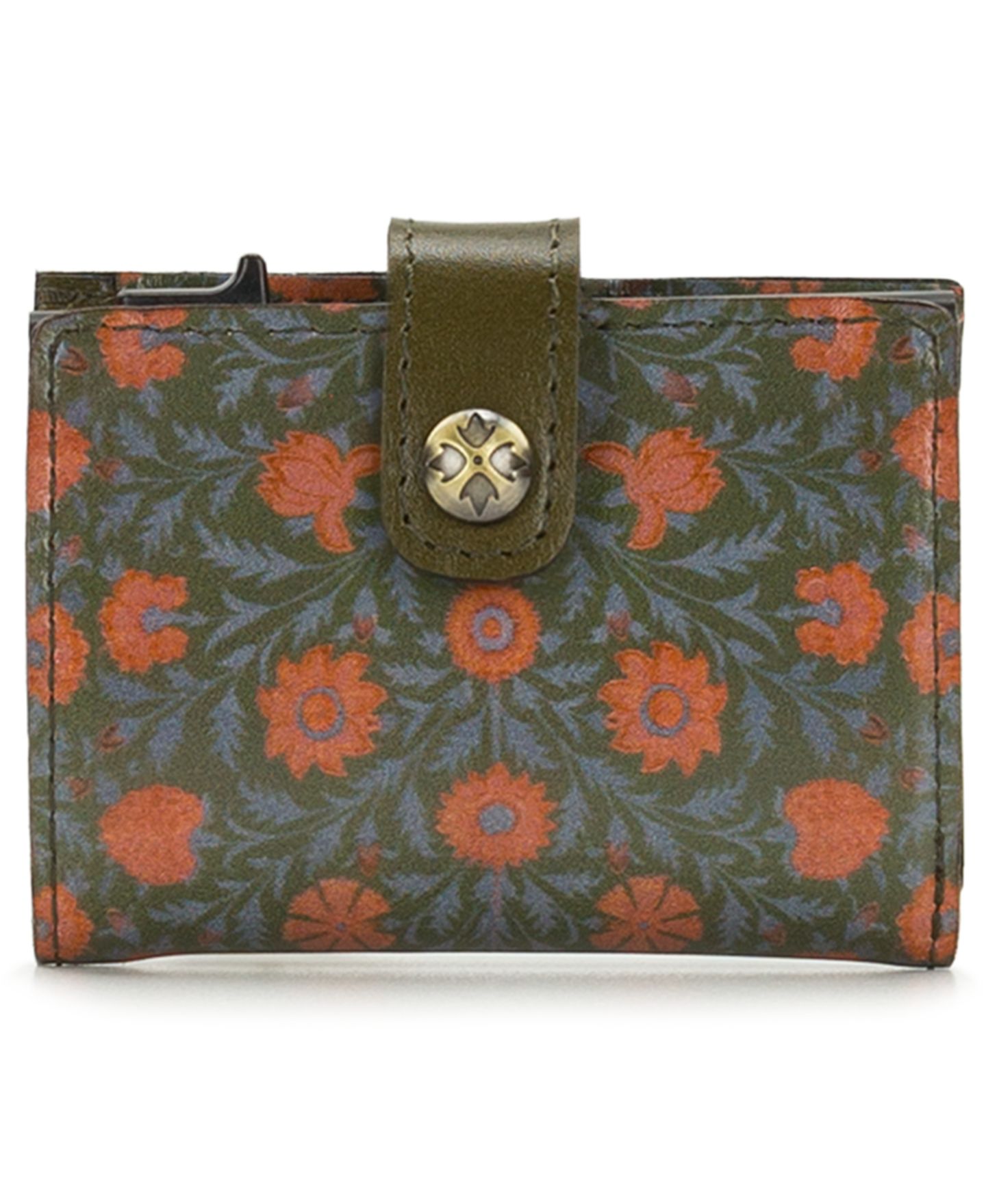 Женский кошелёк Patricia Nash Agnes Scandi Antique Wallet, цвет: Состаренный оливковый — фото 1