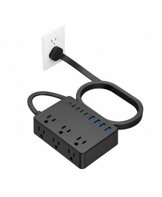 100W Charging Station 14-in-1 USB Fast Charger Surge Protector