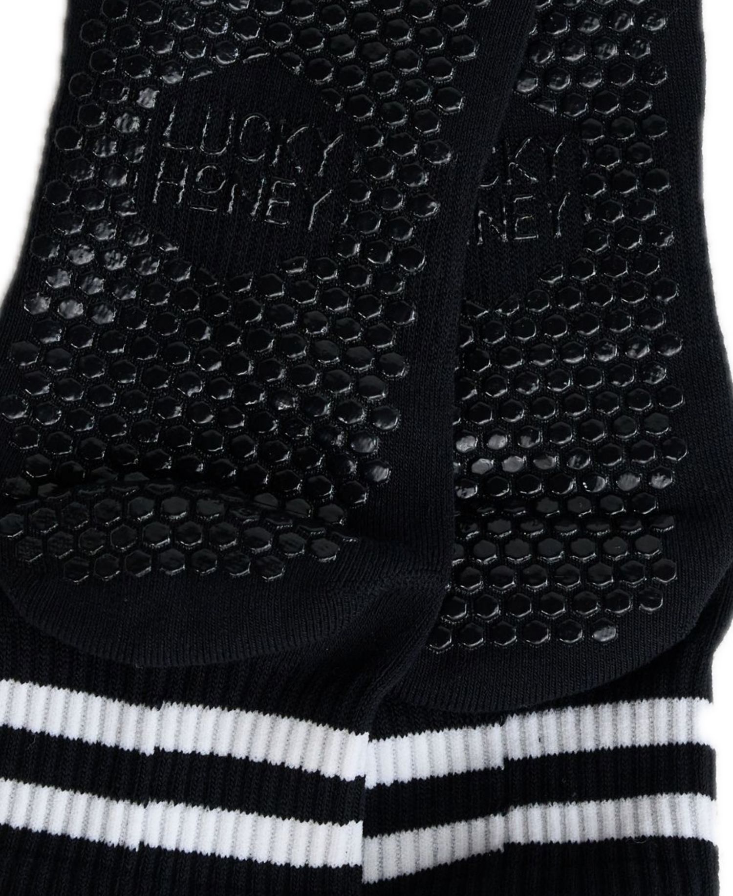 Lucky Honey Women's Athletic Stripe Boyfriend Quarter Socks