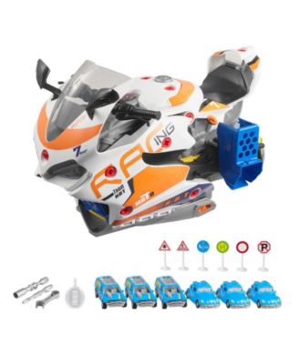 Motorcycle Engine Lights-and-Sounds 25-Piece Tool Set Toy, Ages 3+