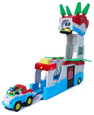 Chase Dino Movie 2-in-1 Transforming Playset with Vehicles, Ages 3+