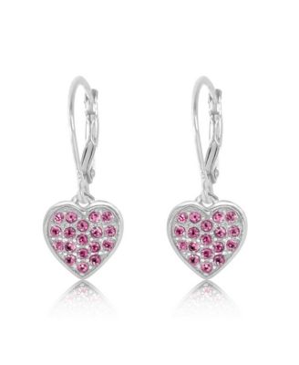 Kids Heart Hypoallergenic Earrings for Girls with Leverbacks