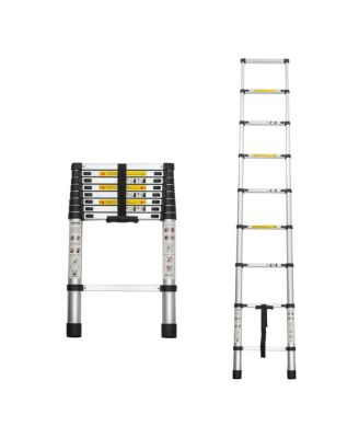  Telescoping Ladder 8.5FEET, 300 lbs Capacity Aluminum Extension Ladder