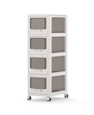 Drawer Rolling Storage Organizer Cart with Locking Wheels