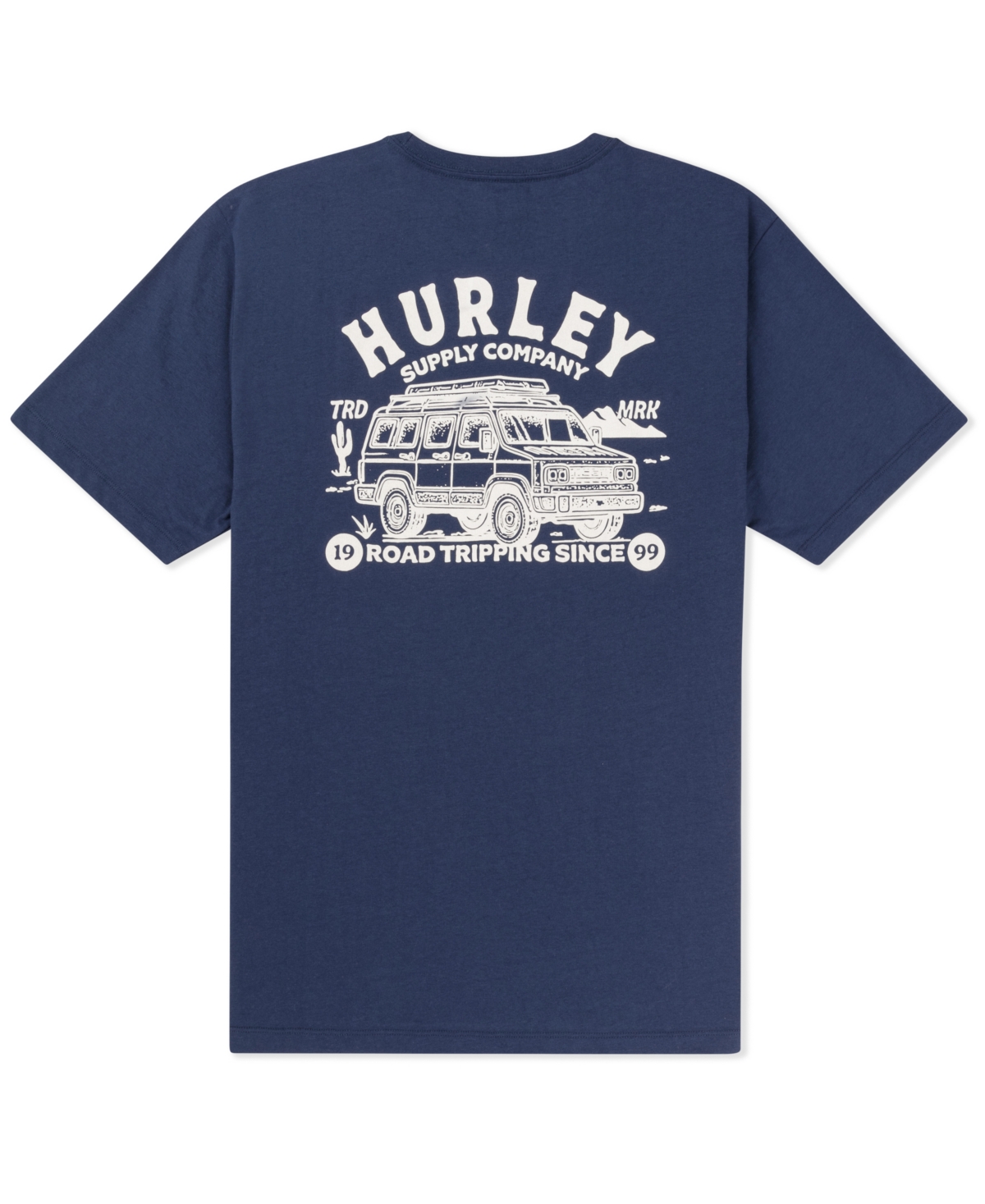 Hurley Men's H2O Dri Road Trippin Crewneck T-Shirt