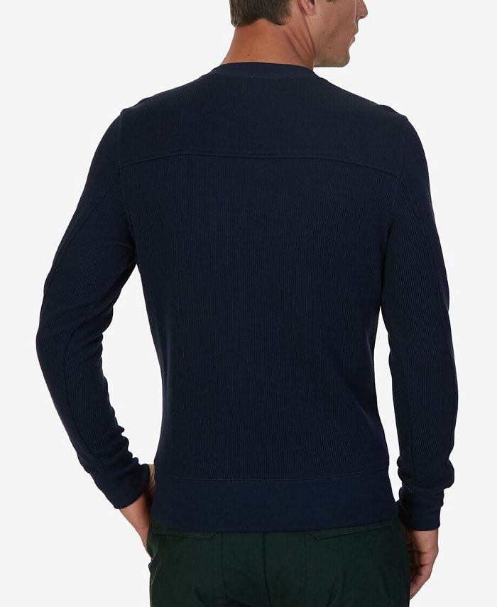 Nautica Men's Ribbed SnapFront Henley Macy's