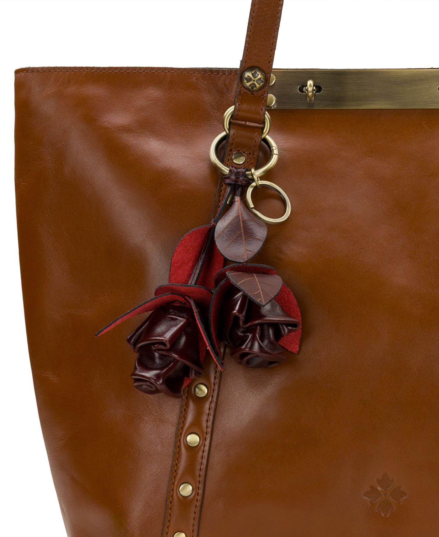 Женский брелок Patricia Nash Laced Rose Bag Charm, цвет: Сливовый — фото 2