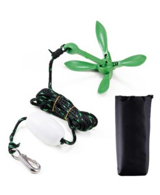 3.5 lb Folding 4-Fluke Kayak Anchor Kit for Paddle Boards