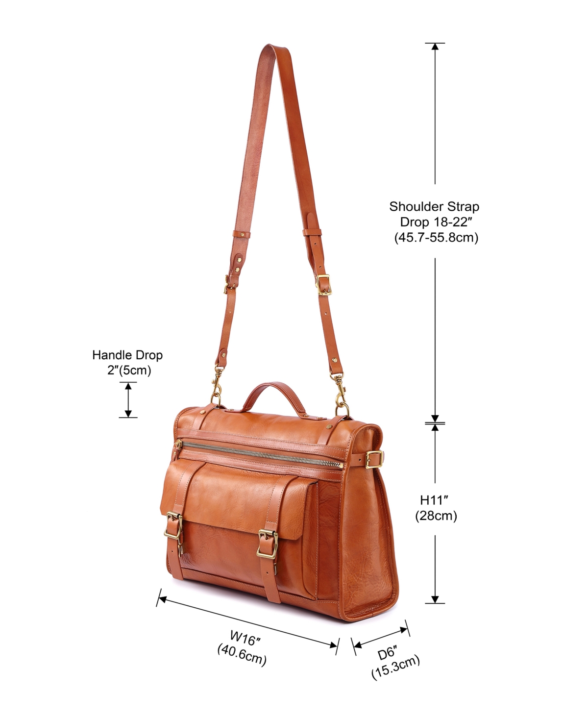 Old Trend Stone Cove Leather Briefcase