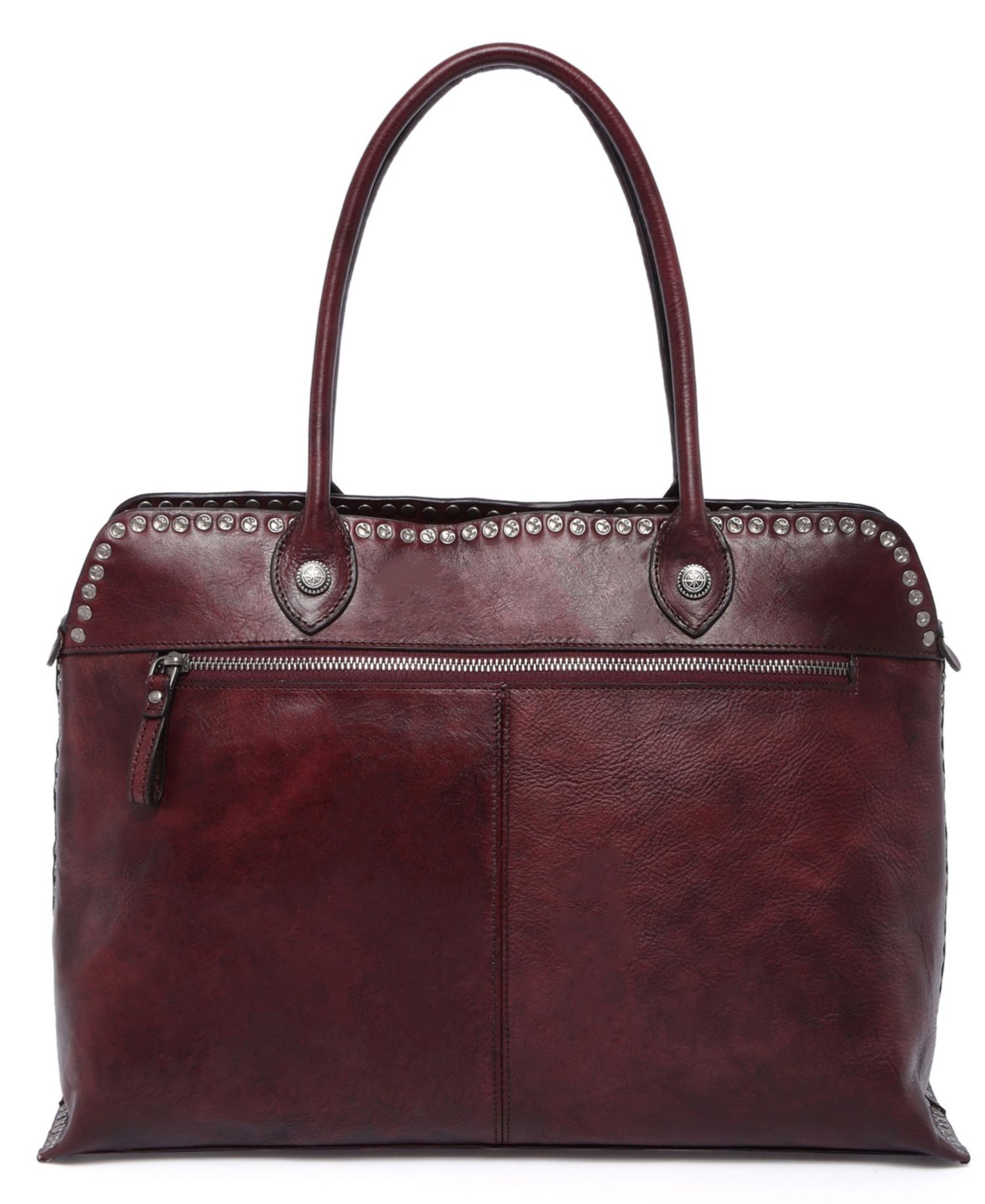 Soul Stud Large Leather Satchel Bag