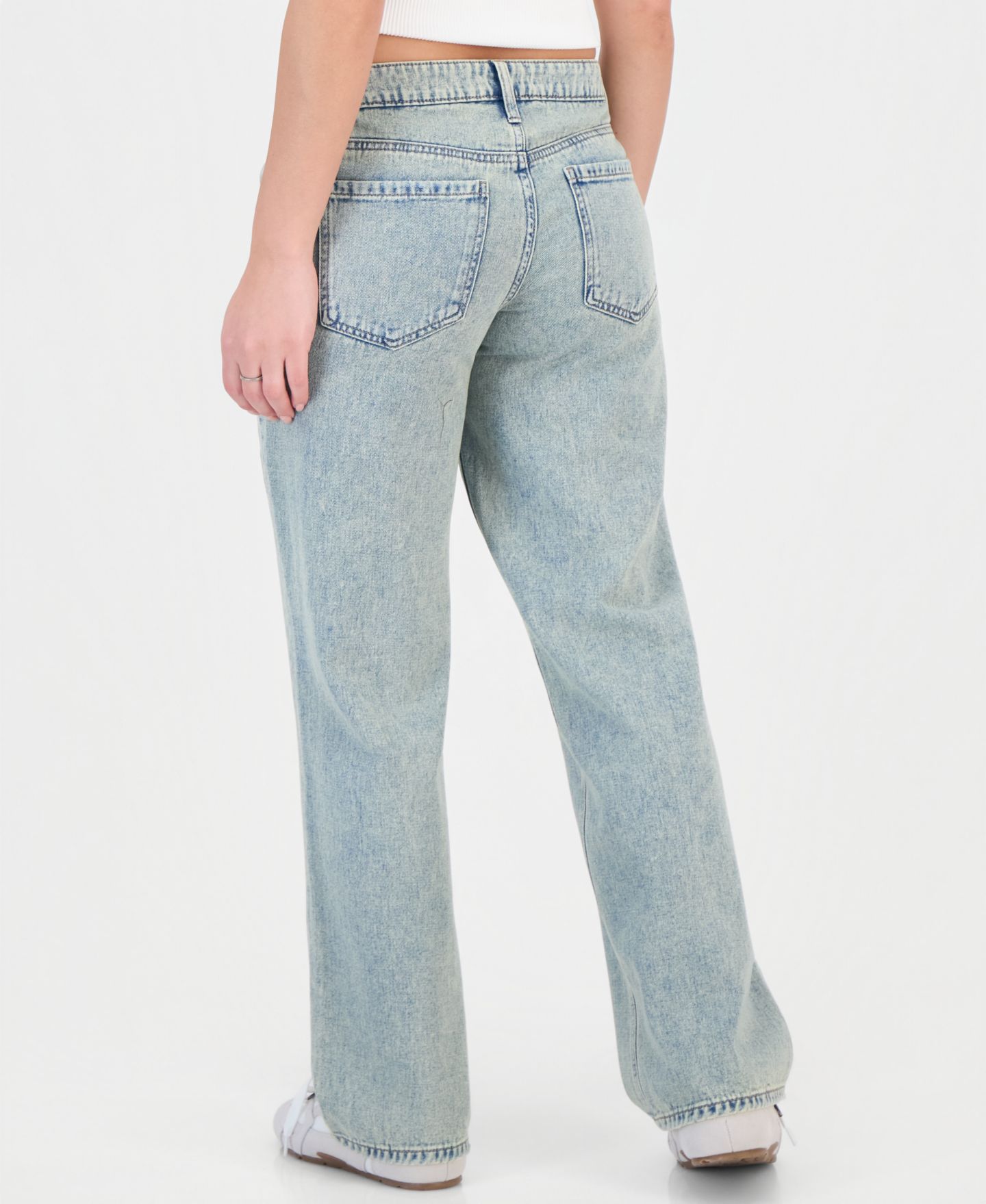 Женские джинсы Celebrity Pink Juniors' Low-Rise Straight-Leg, цвет: Ferron — фото 6