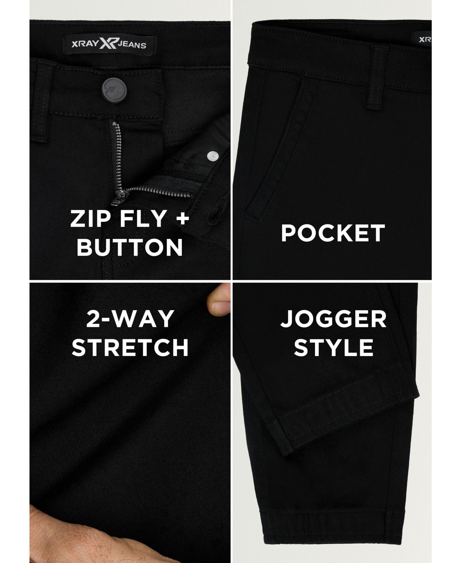 Big Boys 8 - 18 Flex Waist Jogger Commuter Pants