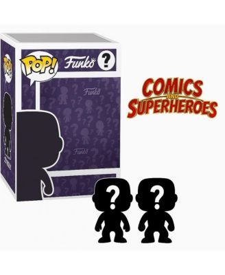 Pop! Marvel and DC Comics Superheroes Blind Box Vinyl Figures, 2-Pack, Ages 4+