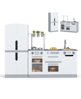 Running Water Faucet 2-Piece Wooden Kitchen Playset, Ages 3+