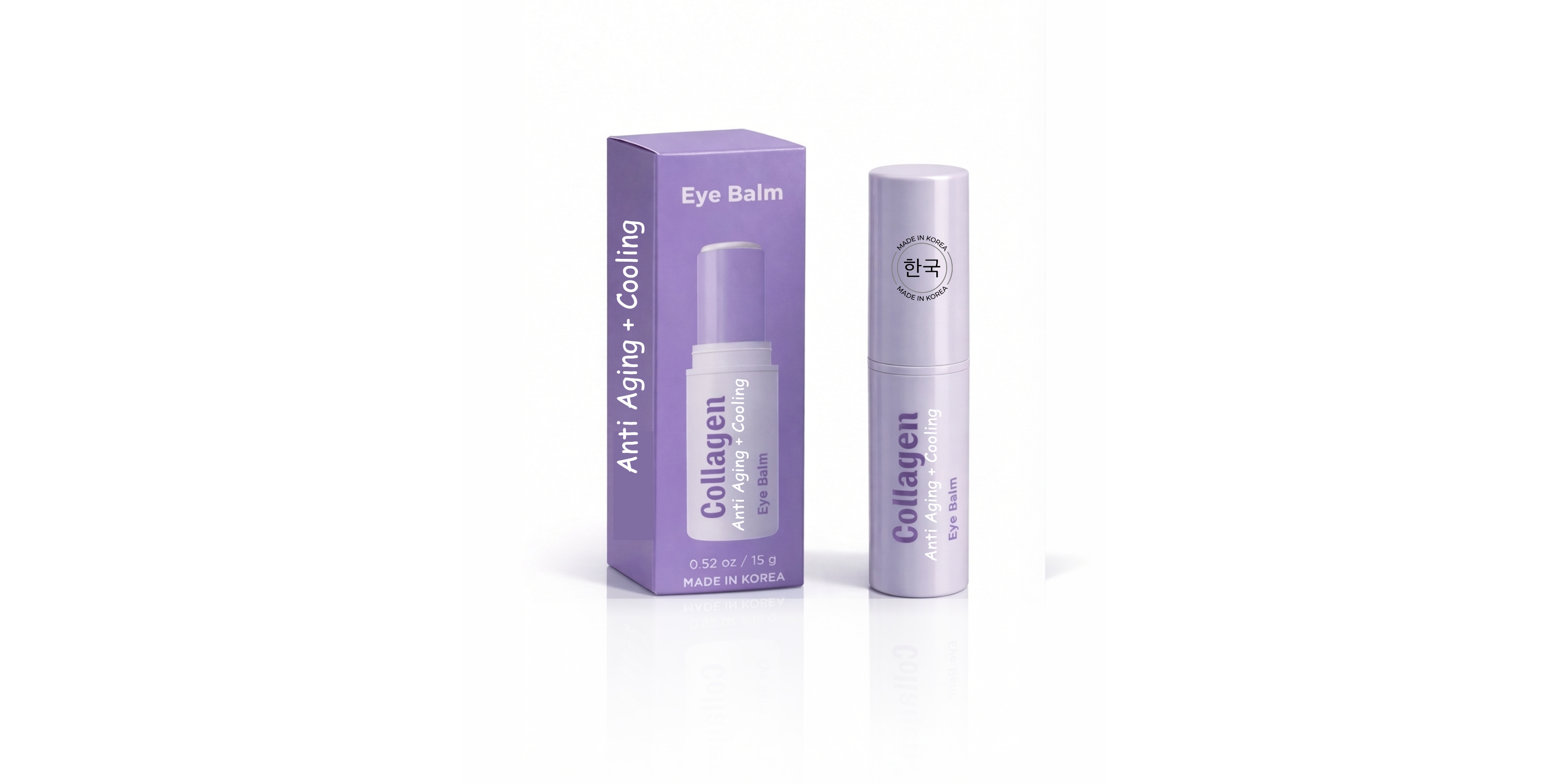 Lovery Collagen Anti-Aging + Cooling Eye Balm - Korean Skin Care Brightening and Depuffing Treatment