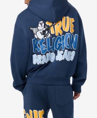 Men's Buddha Logo Zip Boxy Hoodie