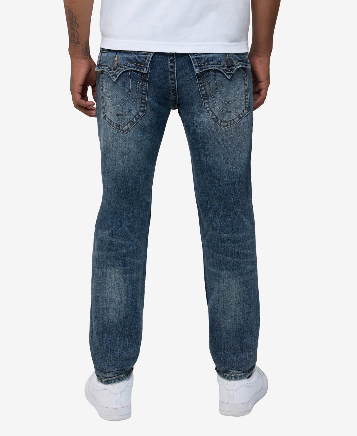 True Religion Men's Rocco Flap Skinny Jeans