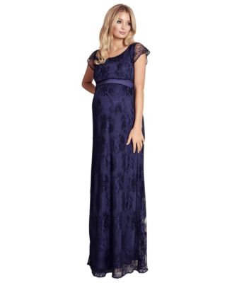 April Nursing Floral-Lace Gown
