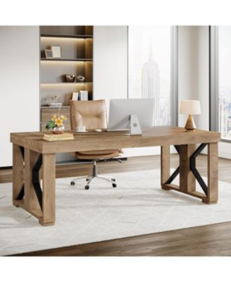 70.87" Executive Desk with Double Pedestal