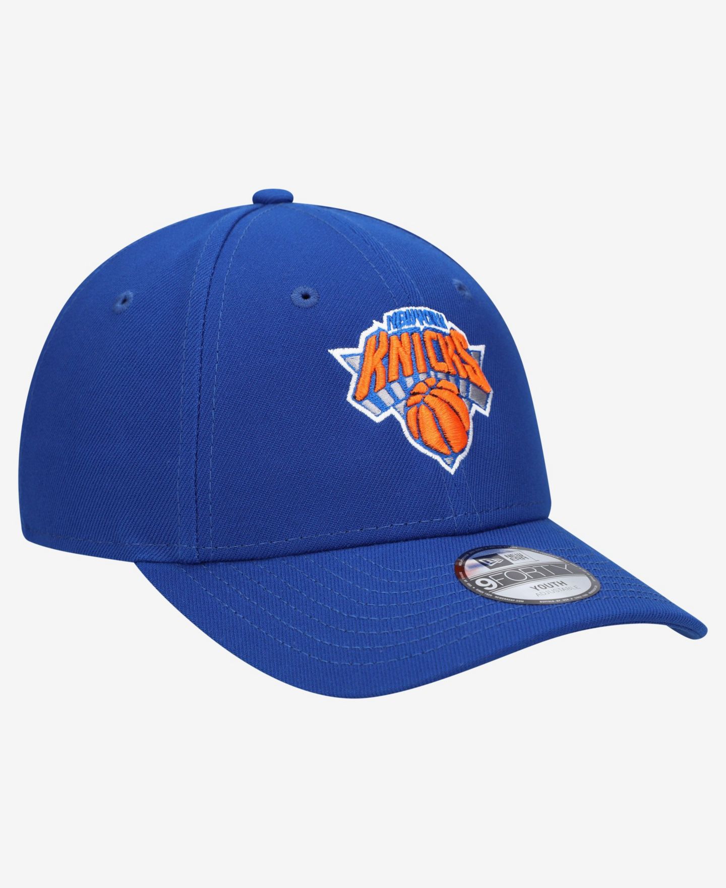 Детская кепка New Era Blue New York Knicks 9FORTY Adjustable Hat — фото 3