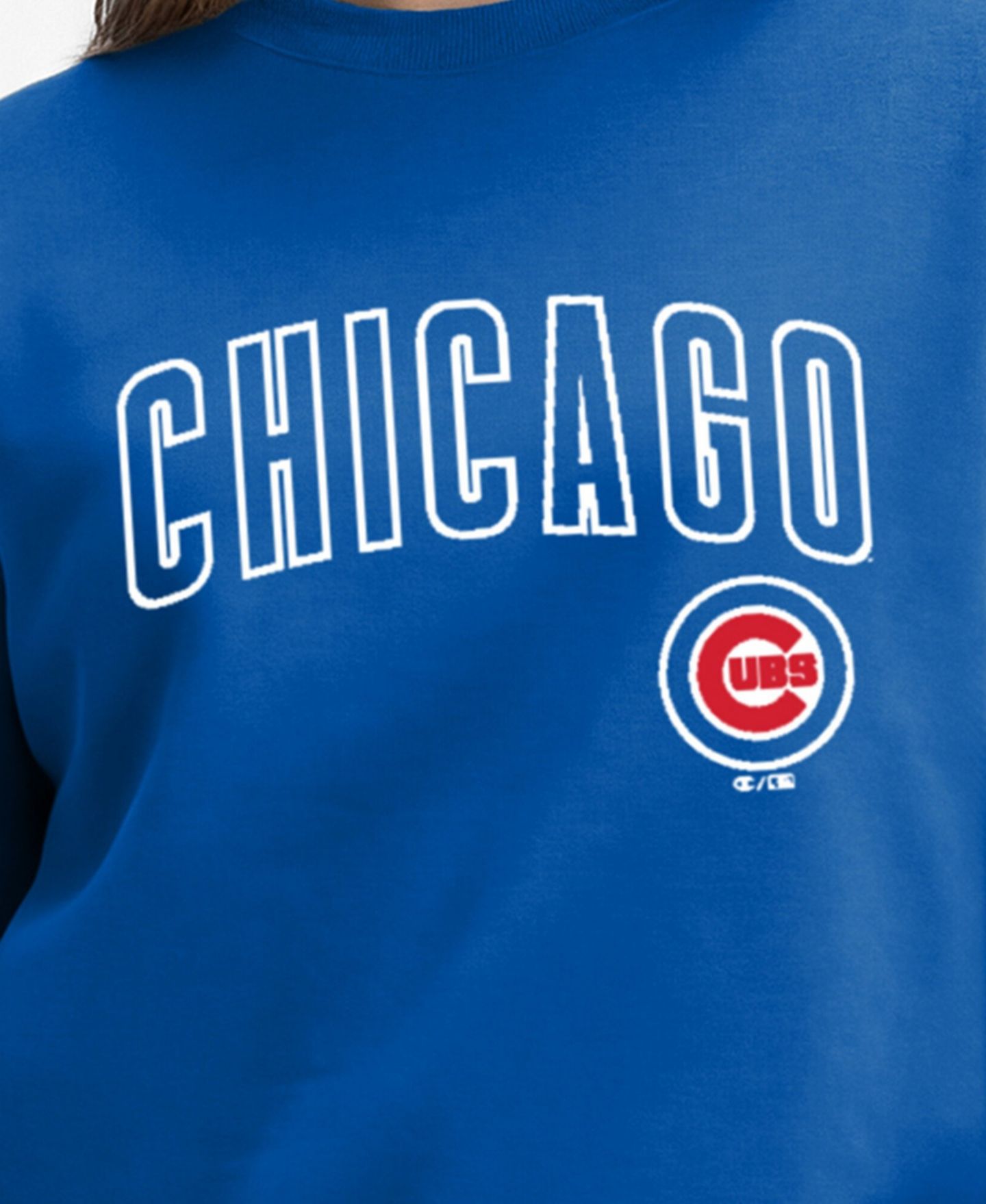 Женская толстовка Champion All-Star Chicago Cubs Relaxed-Fit Midweight Cotton-Blend — фото 5