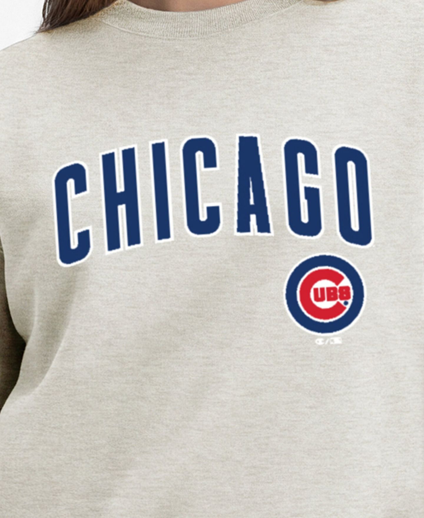 Женский свитшот Champion Chicago Cubs Relaxed-Fit Dropped-Shoulder — фото 5