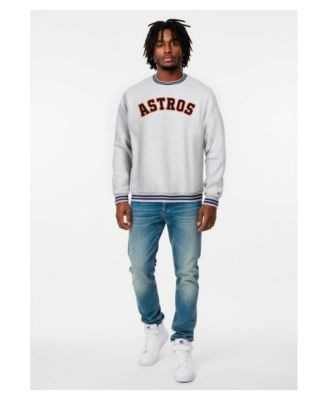 Men's Heather Gray Houston Astros Reverse Weave Sweatshirt