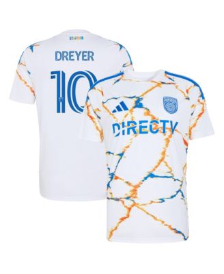 Men's Anders Dreyer White San Diego FC 2026 Unprecedented Unity Kit Replica Jersey
